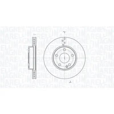 Original Disco de freno MAGNETI MARELLI 361302040602